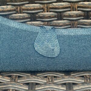 IMAN Silver‎ and Gray Fabric Detail